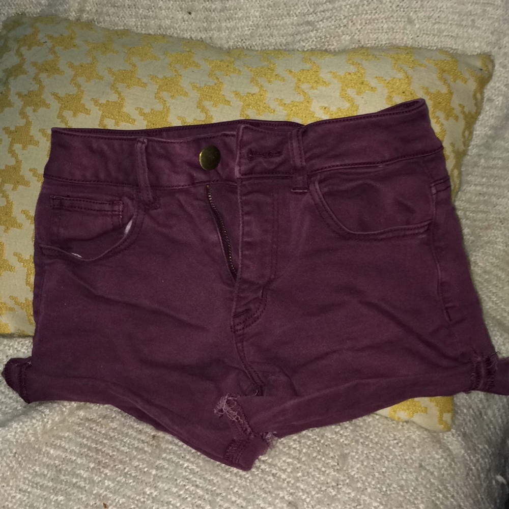 Burgundy Shorts
